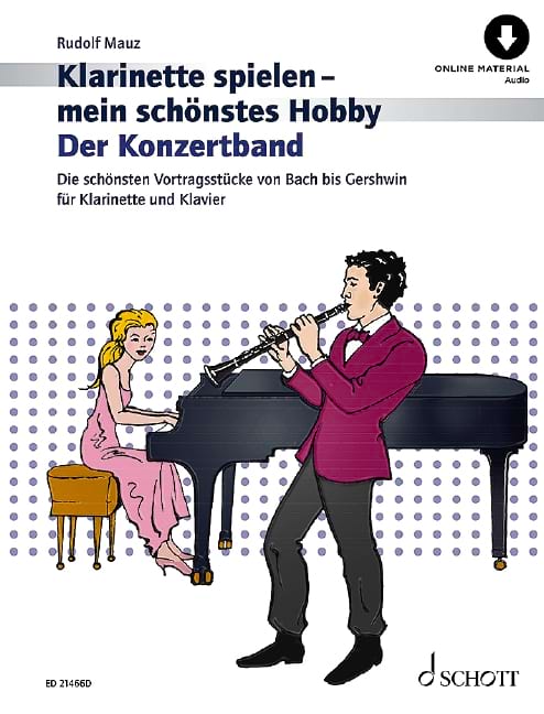 Der Konzertband - Clarinette et piano Rudolf Mauz Partition Clarinette