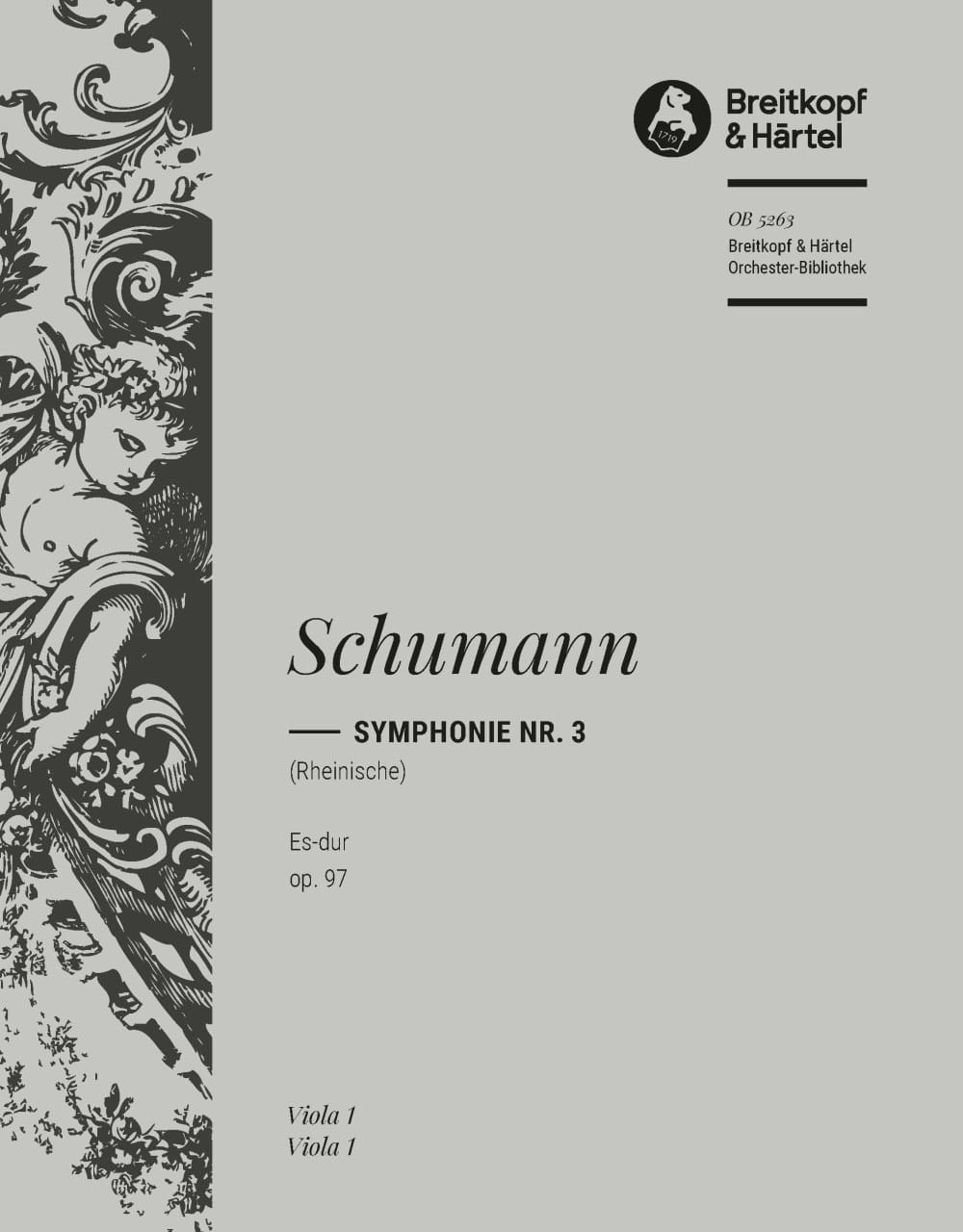 Symphonie, Nr. 3 Es-dur op. 97 - alto SCHUMANN Partition