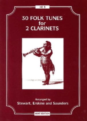 30 Folk tunes for 2 clarinets - Partition - Clarinette
