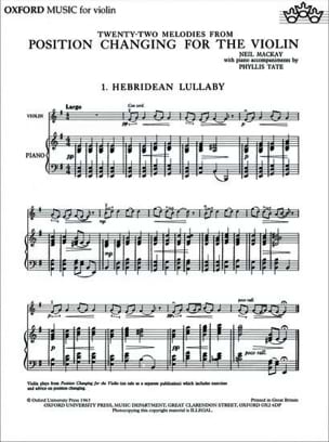 Position changing - Piano acc. - Mackay Neil / Tate Phyllis