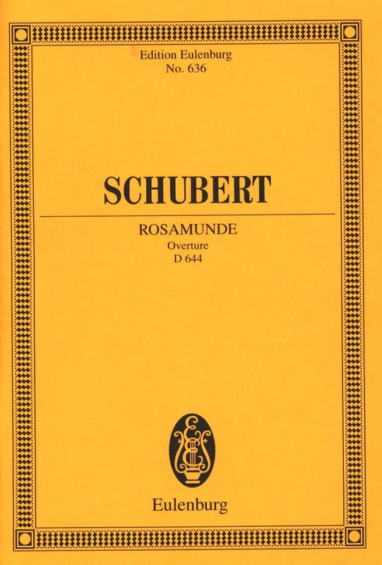 Rosamunde, op. 26 D 644 Ouvertüre - Partitur - SCHUBERT - Partition