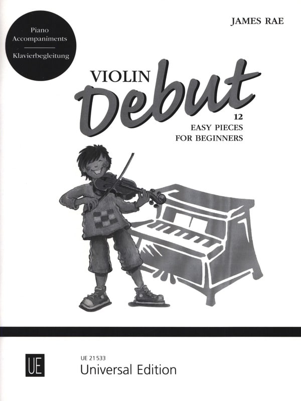 Violon Debut - Accompagnement Piano James Rae Partition Violon