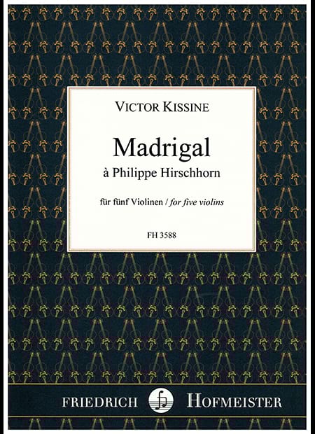 Madrigal - 5 Violons Victor Kissine Partition Violon