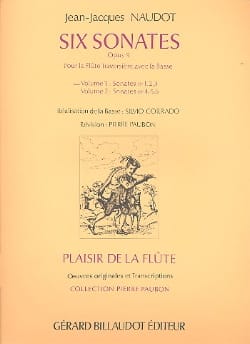6 Sonates op. 9 - Volume 1 - Flûte Bc - Jean-Jacques Naudot