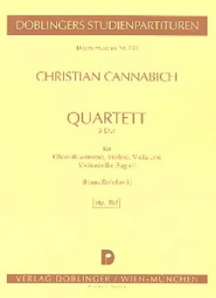 Quartett B-Dur - Partitur Christian Cannabich Partition