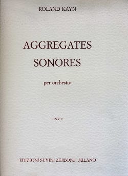 Aggregates Sonores Roland Kayn Partition Grand format
