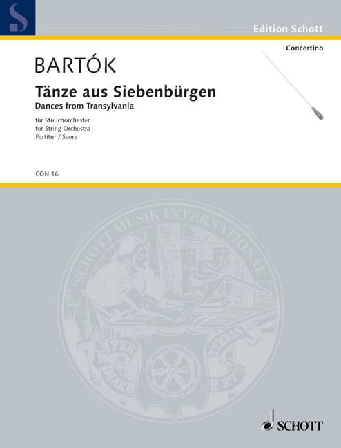 Tänze Aus Siebenbürgen - Streichorchester - BARTOK - Partition