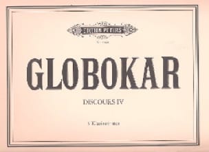 Discours 4 - 3 Clarinettes Vinko Globokar Partition Clarinette