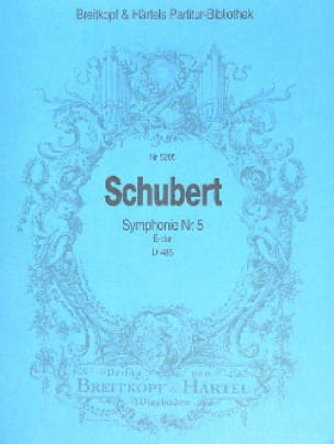 Symphonie Nr. 5 B-dur D. 485 - Partitur - SCHUBERT - Partition