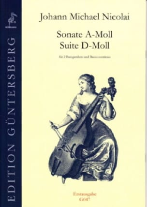 Sonate A-Moll und Suite D-Moll Johann Michael Nicolaï Partition