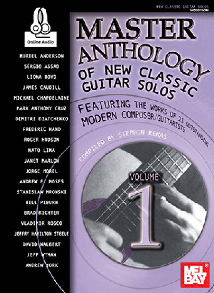 Master Anthology of new classic guitar solos Vol 1 Partition Guitare