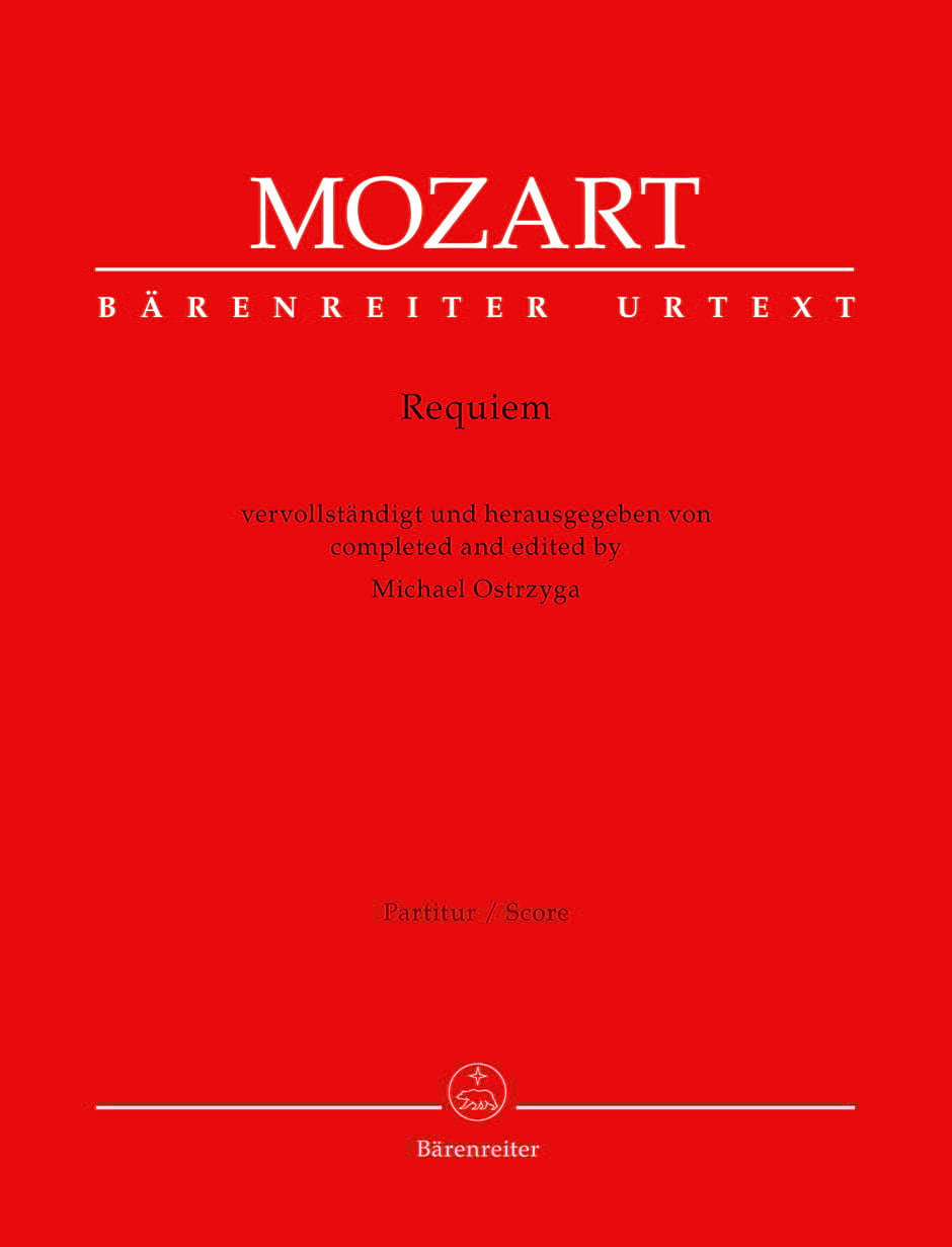 Requiem - Score MOZART Partition Grand format
