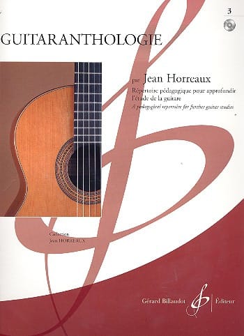 Guitaranthologie Volume 3 +cd - Jean Horreaux - Partition - Guitare