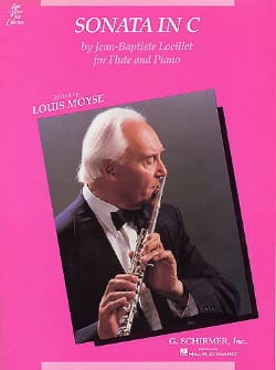Sonata in C - Flute piano LOEILLET Partition Flûte traversière