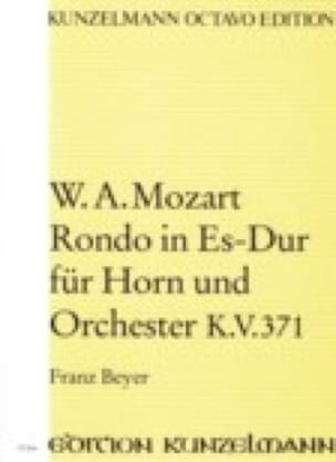 Rondo Es-Dur für Horn und Orch. KV 371 - Partitur - MOZART - Partition