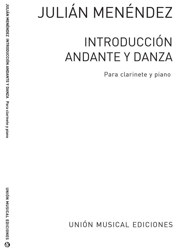 Introduccion, Andante Y Danza Julian Menendez Partition Clarinette