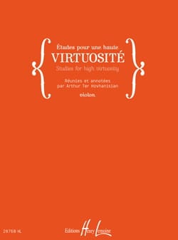 Etudes Pour une Haute Virtuosité - Arthur Ter-Hovhanisian - Partition