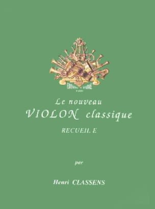 Le Nouveau Violon Classique Volume E CLASSENS Partition Violon