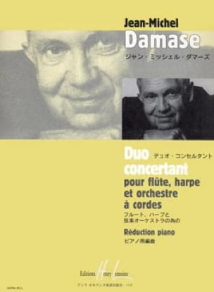 Duo concertant - Flûte, harpe et piano Jean-Michel Damase Partition