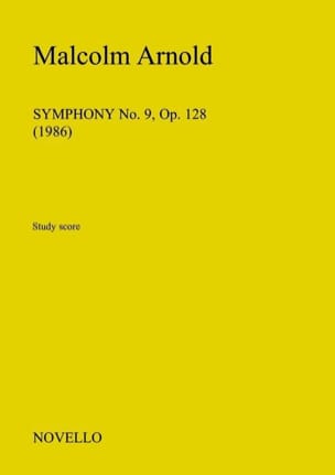 Symphonie N°9 Op.128 Malcolm Arnold Partition Grand format