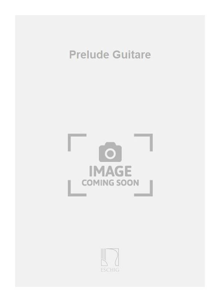 Prélude - Guitare Philippe Drogoz Partition Guitare