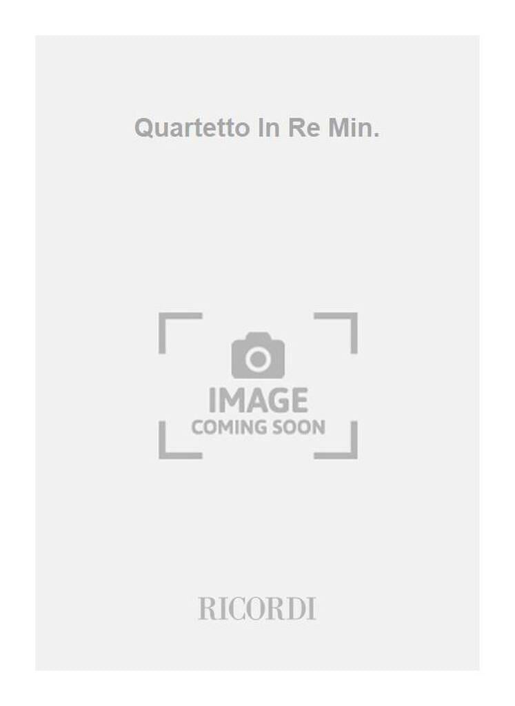 Quartetto in re minore per archi - Partitura - RESPIGHI - Partition