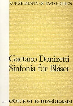 Sinfonia für Bläser - Partitur DONIZETTI Partition Grand format