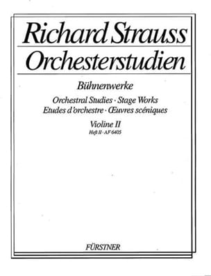 Orchesterstudien Violine 2, Heft 2 Richard Strauss Partition Violon