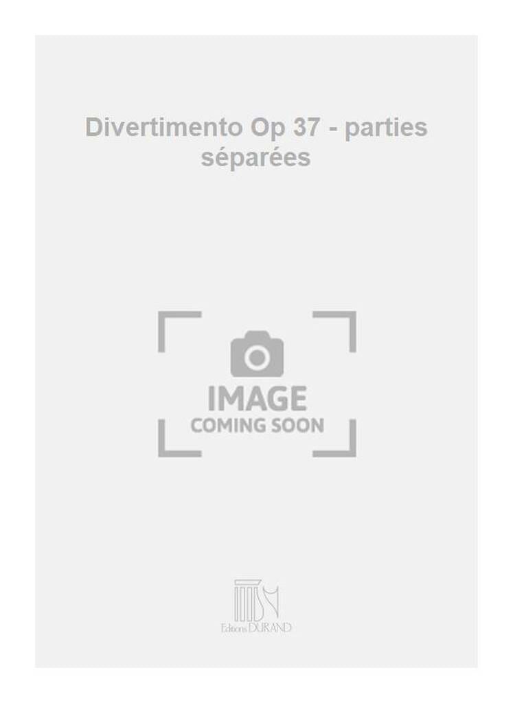 Divertimento Op. 37 - Parties Nicolas Bacri Partition Trios