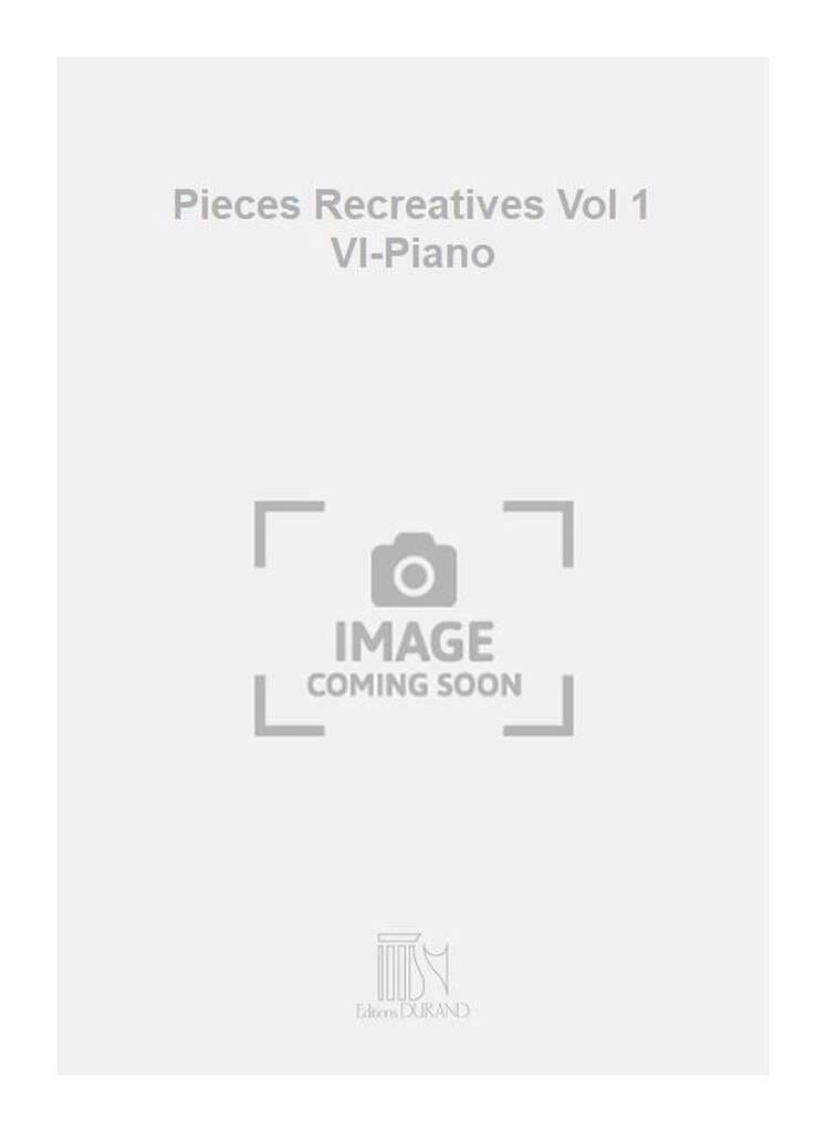 Pièces récréatives, Volume 1 Roger Branga Partition Violon