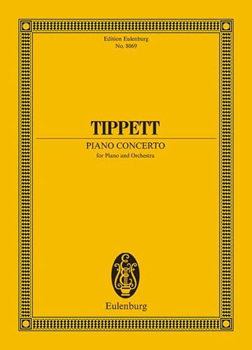 Piano Concerto Michael Tippett Partition
