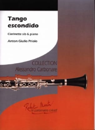 Tango Escondido Anton Giulio Priolo Partition Clarinette