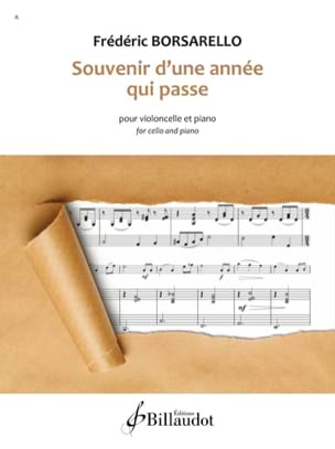 Souvenir d'une année qui passe - Frédéric Borsarello - Partition