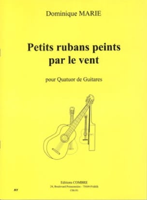 Petits rubans peints par le vent Dominique Marie Partition Guitare