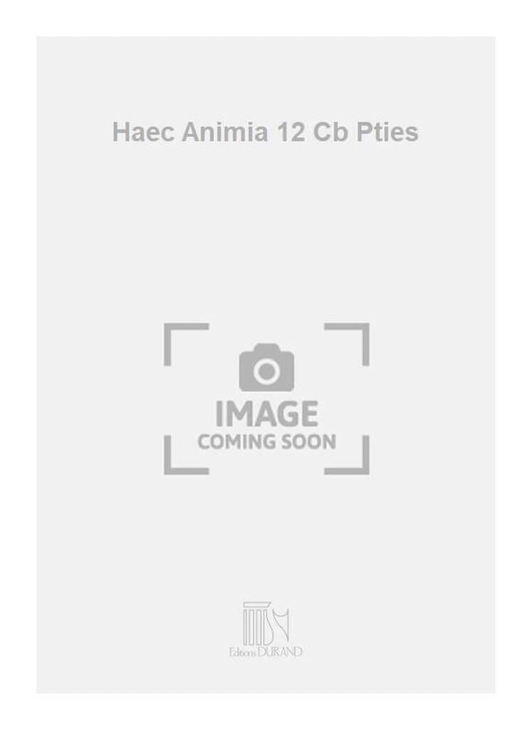 Haec Anima - Parties Renaud Gagneux Partition Contrebasse