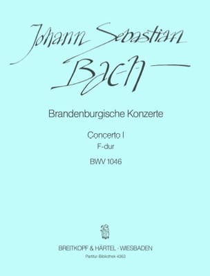 Parcourir les pages de Brandenburgisches Konzert Nr. 1 F-Dur BWV 1046 - Conducteur - BACH