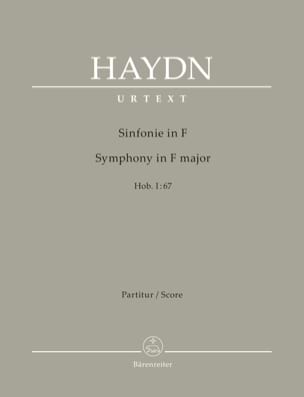 Symphonie n° 67 - Conducteur Joseph Haydn Partition Grand format