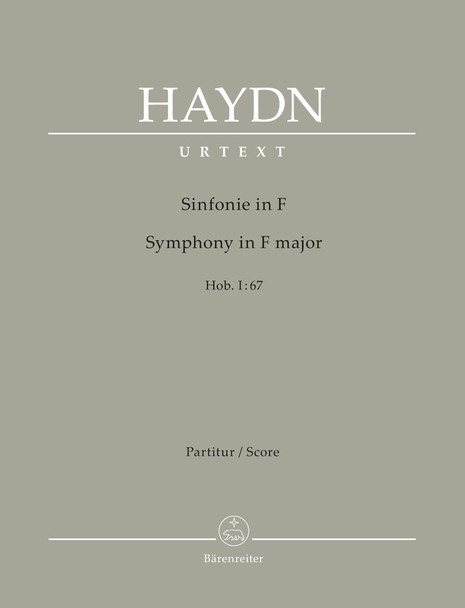 Symphonie n° 67 - Conducteur Joseph Haydn Partition Grand format