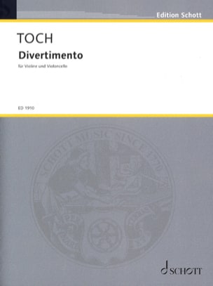 Divertimento Ernst Toch Partition Duos