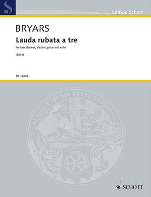 Lauda rubata a tre 2014 Gavin Bryars Partition Grand format