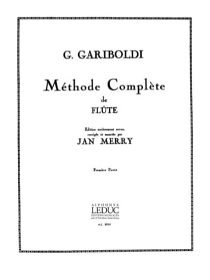 Méthode de Flûte - Volume 1 GARIBOLDI Partition Flûte traversière