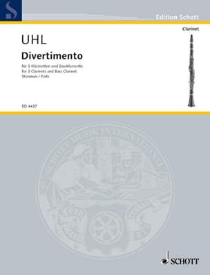 Divertimento - Stimmen Alfred Uhl Partition Clarinette