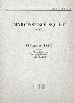 36 Etudes 1851 - Volume 2 Narcisse Bousquet Partition Flûte à bec