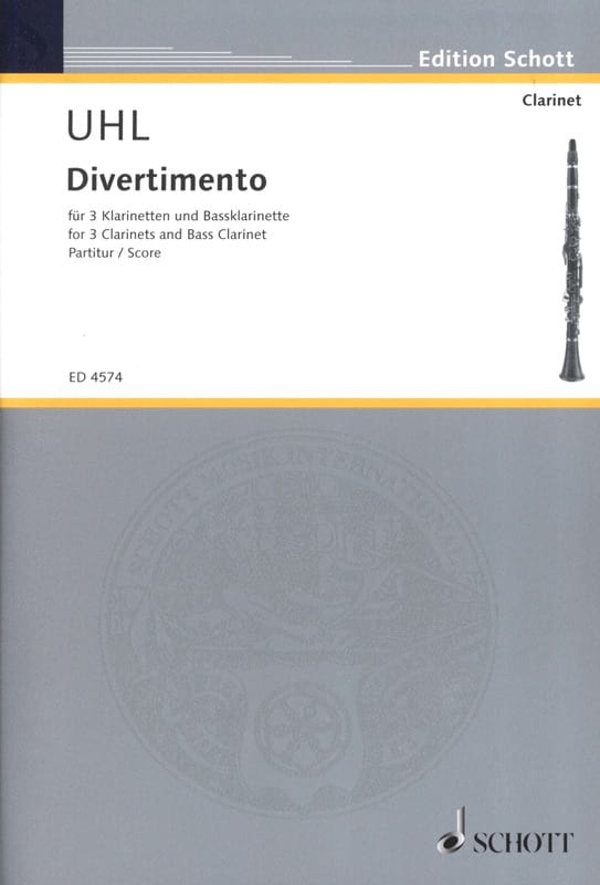 Divertimento - Partitur Alfred Uhl Partition Grand format