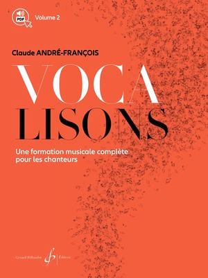 Vocalisons Volume 2 Claude André-François Partition Solfèges