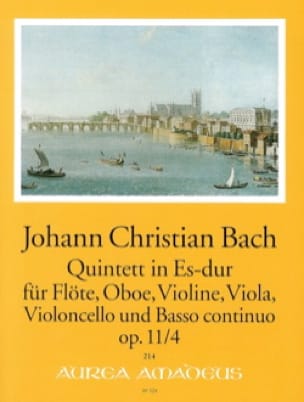 Quintette Es-Dur op 11 n° 4 Johann Christian Bach Partition Quintettes