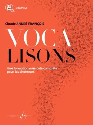 Vocalisons Volume 2 Claude André-François Partition Solfèges