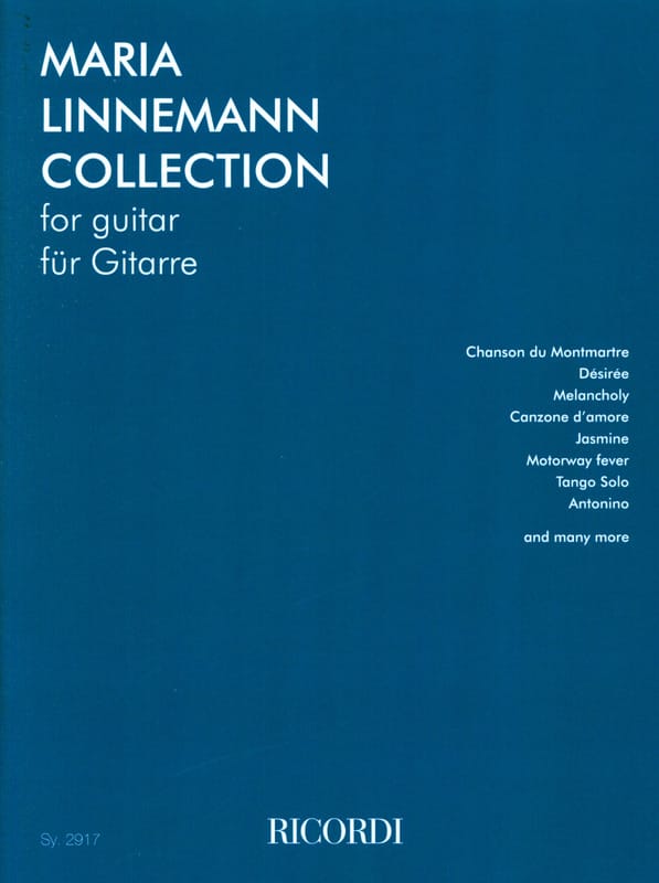 Maria Linnemann Collection - Guitare Maria Linnemann Partition Guitare