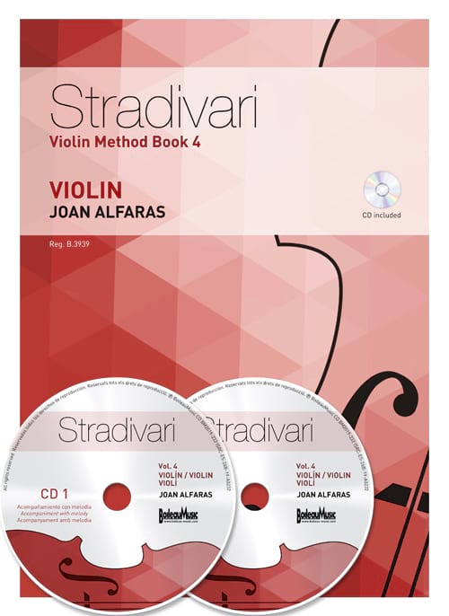 Stradivari Violin - Vol. 4 (+ 2 CDs) Joan Alfaras Partition Violon