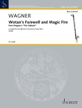 Wotan's Farewell and Magic Fire WAGNER Partition Clarinette